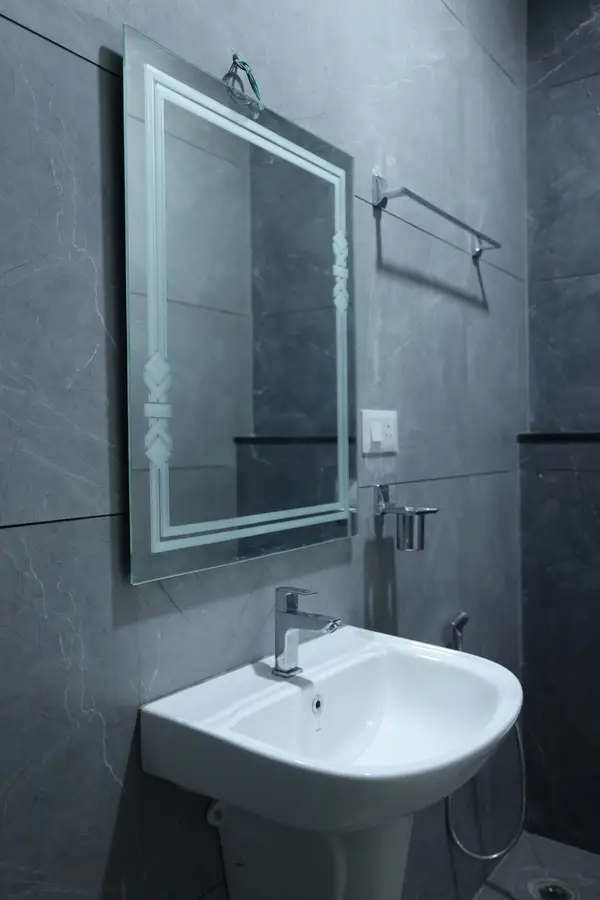 Sanitized Bath tiles and fixtures
